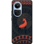 Черный чехол BoxFace OPPO Reno 10 Ornament