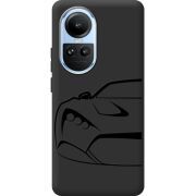 Черный чехол BoxFace OPPO Reno 10 Sportcar