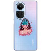 Прозрачный чехол BoxFace OPPO Reno 10 Pro Selena Gomez