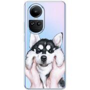 Прозрачный чехол BoxFace OPPO Reno 10 Pro Husky