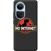 Черный чехол BoxFace OPPO Reno 10 Pro No Internet