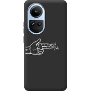 Черный чехол BoxFace OPPO Reno 10 Pro Pew Pew