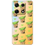 Прозрачный чехол BoxFace Infinix Note 30 Pro 4G Pattern Baby Yoda