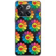 Прозрачный чехол BoxFace OnePlus 10T Hippie Flowers