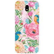 Чехол Uprint Samsung J530 Galaxy J5 (2017) Birds in Flowers