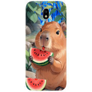 Чехол Uprint Samsung J530 Galaxy J5 (2017) Капібара з кавуном