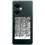Прозрачный чехол BoxFace OnePlus Nord CE 3 Lite Blah Blah