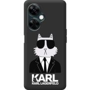 Черный чехол BoxFace OnePlus Nord CE 3 Lite Cat in Black