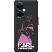 Черный чехол BoxFace OnePlus Nord CE 3 Lite Pink Karl