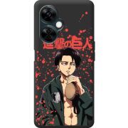 Черный чехол BoxFace OnePlus Nord CE 3 Lite Атака Титанов Леви