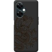 Черный чехол BoxFace OnePlus Nord CE 3 Lite Chinese Dragon