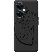 Черный чехол BoxFace OnePlus Nord CE 3 Lite Horse