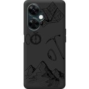 Черный чехол BoxFace OnePlus Nord CE 3 Lite Mountains