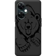 Черный чехол BoxFace OnePlus Nord CE 3 Lite Grizzly Bear