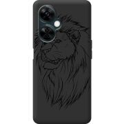 Черный чехол BoxFace OnePlus Nord CE 3 Lite Lion