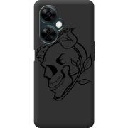 Черный чехол BoxFace OnePlus Nord CE 3 Lite Skull and Roses