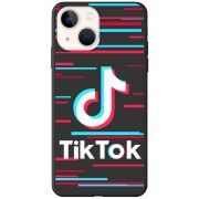 Черный чехол BoxFace Apple iPhone 15 Plus Tik Tok