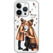 Прозрачный чехол BoxFace Apple iPhone 15 Pro Mommy Is My BFF
