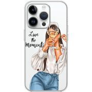 Прозрачный чехол BoxFace Apple iPhone 15 Pro Live The Moment