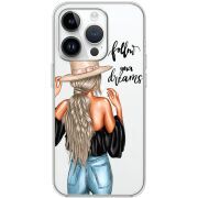 Прозрачный чехол BoxFace Apple iPhone 15 Pro Follow Your Dreams