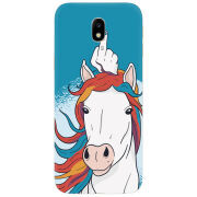 Чехол Uprint Samsung J730 Galaxy J7 (2017) Fuck Unicorn