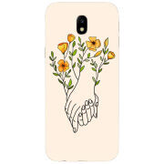 Чехол Uprint Samsung J730 Galaxy J7 (2017) Flower Hands