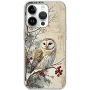 Чехол BoxFace Apple iPhone 15 Pro Max Christmas Owl