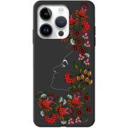 Черный чехол BoxFace Apple iPhone 15 Pro Max 3D Ukrainian Muse