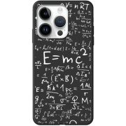 Черный чехол BoxFace Apple iPhone 15 Pro Max E=mc2