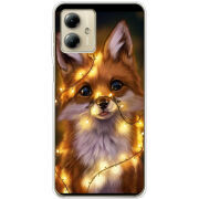 Чехол BoxFace Motorola G14 Різдвяна лисичка