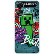 Чехол BoxFace OPPO A78 4G Minecraft Graffiti