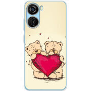 Чехол BoxFace ZTE Blade V40 Design Teddy Bear Love