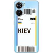 Прозрачный чехол BoxFace ZTE Blade V40 Design Ticket Kiev
