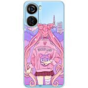 Прозрачный чехол BoxFace ZTE Blade V40 Design Wiked Lady