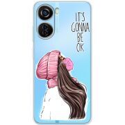 Прозрачный чехол BoxFace ZTE Blade V40 Design It's Gonna Be OK