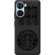 Черный чехол BoxFace ZTE Blade V40 Design Black Coffee