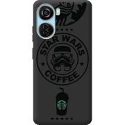 Черный чехол BoxFace ZTE Blade V40 Design Dark Coffee