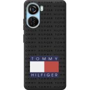 Черный чехол BoxFace ZTE Blade V40 Design Tommy Print