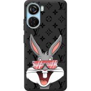 Черный чехол BoxFace ZTE Blade V40 Design looney bunny