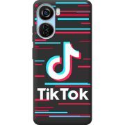 Черный чехол BoxFace ZTE Blade V40 Design Tik Tok