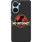 Черный чехол BoxFace ZTE Blade V40 Design No Internet