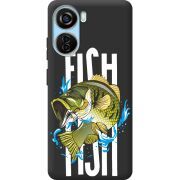 Черный чехол BoxFace ZTE Blade V40 Design Fish