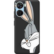 Черный чехол BoxFace ZTE Blade V40 Design Lucky Rabbit