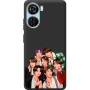 Черный чехол BoxFace ZTE Blade V40 Design BTS