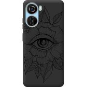 Черный чехол BoxFace ZTE Blade V40 Design Eye