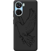 Черный чехол BoxFace ZTE Blade V40 Design Dove