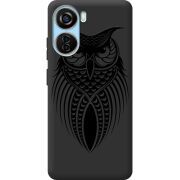 Черный чехол BoxFace ZTE Blade V40 Design Owl