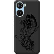 Черный чехол BoxFace ZTE Blade V40 Design Snake