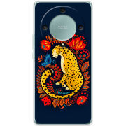 Чехол BoxFace Honor Magic 5 Lite 5G Petrykivka Leopard