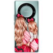 Прозрачный чехол BoxFace Honor Magic 5 Lite 5G Mouse Girls